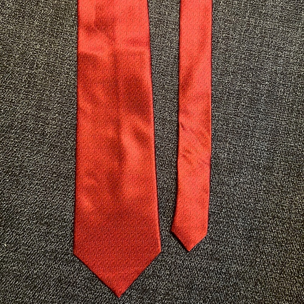 Lanvin Silk Tie in Red
